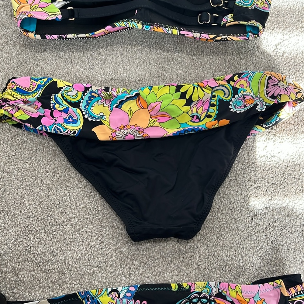 Trina Turk swimsuit 3 pieces set size 4 - Picture 4 of 8